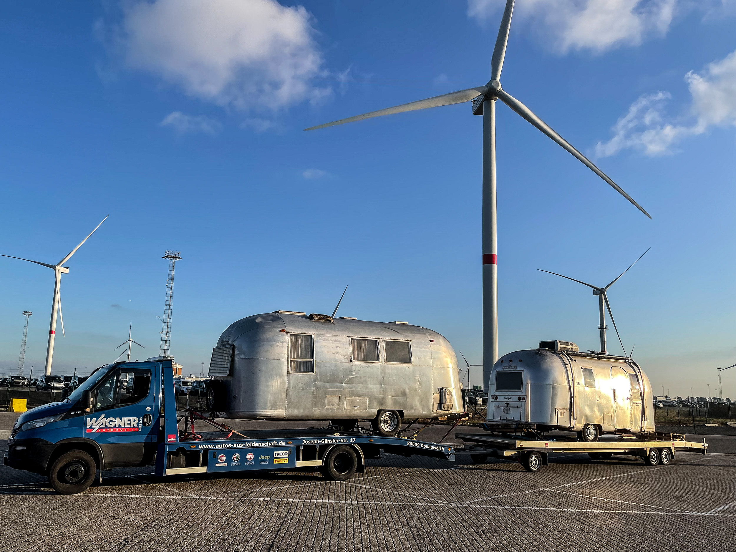 Die ersten einachsigen Airstream