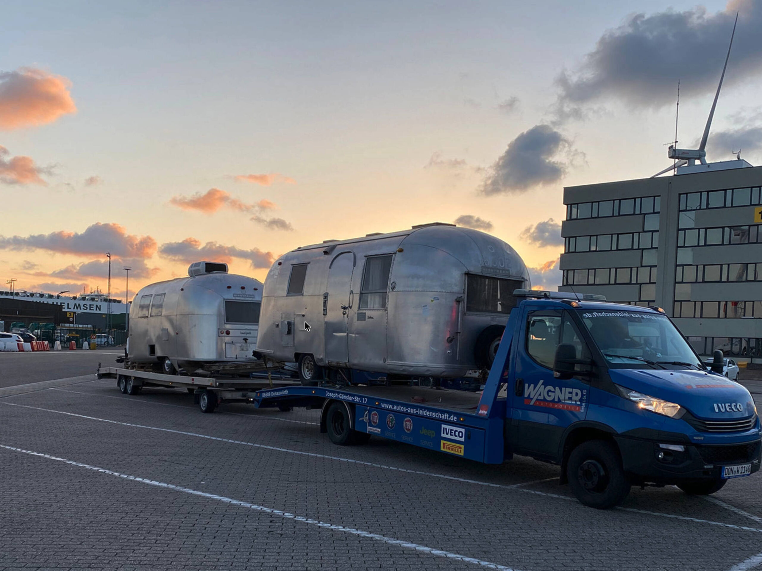 Transport der Airstreams